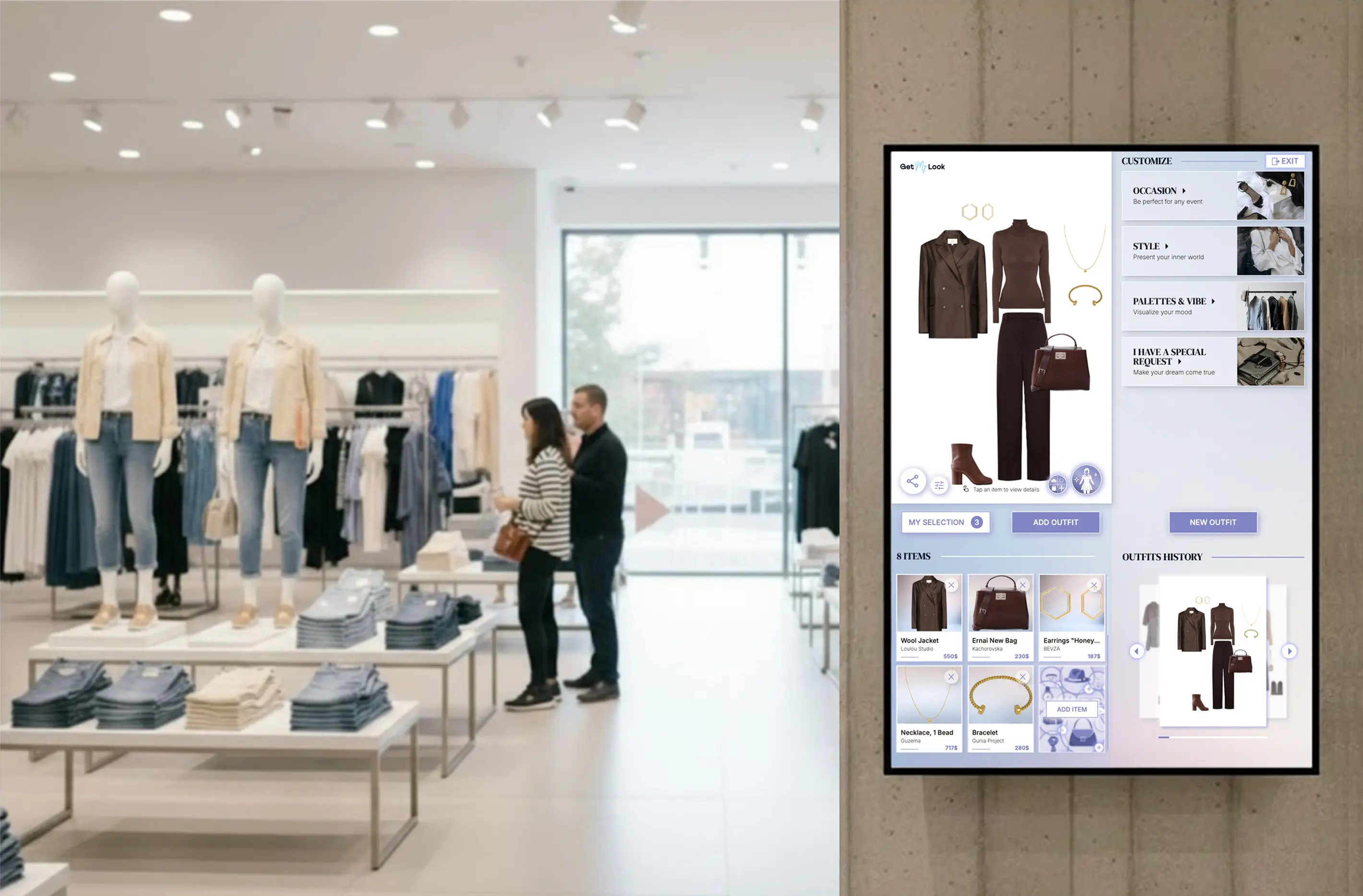 Retail store background