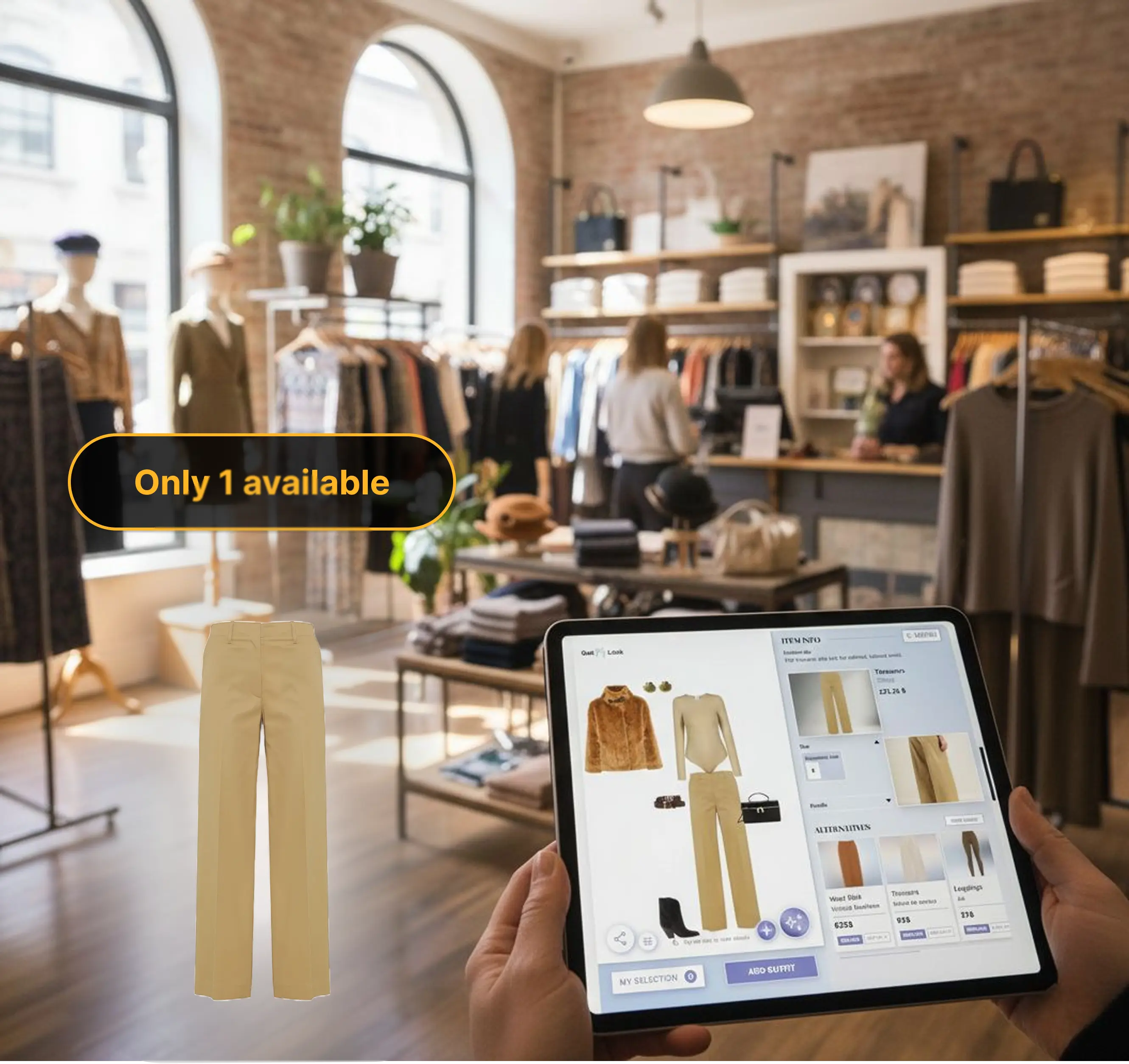 Scarcity messaging example